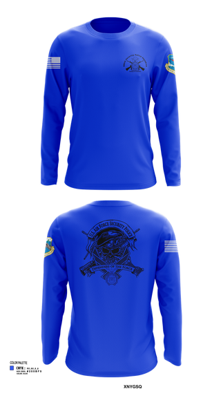 Long Sleeve Performance Shirt, 380th Security Police Squadron, , Teamtime, Team time, sublimation, custom sports apparel, team uniforms, spirit wear, spiritwear, sports uniforms, custom shirts, team store, custom team store, fundraiser sports, apparel fundraiser