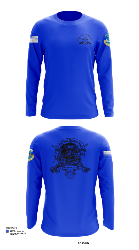 Long Sleeve Performance Shirt, 380th Security Police Squadron, , Teamtime, Team time, sublimation, custom sports apparel, team uniforms, spirit wear, spiritwear, sports uniforms, custom shirts, team store, custom team store, fundraiser sports, apparel fundraiser