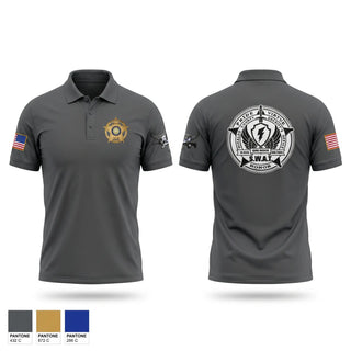 Short Sleeve Performance Polo, Hidalgo County Sheriff’s Office SWAT, Police, Teamtime, Team time, sublimation, custom sports apparel, team uniforms, spirit wear, spiritwear, sports uniforms, custom shirts, team store, custom team store, fundraiser sports, apparel fundraiser