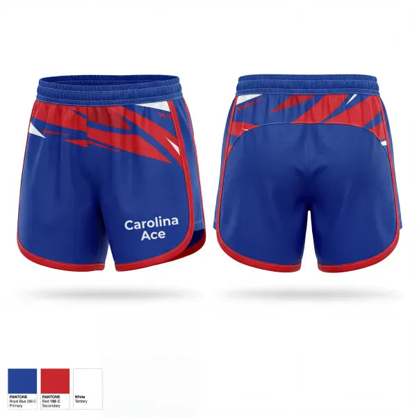 Womens Shorts, Carolina Ace, Softball, Teamtime, Team time, sublimation, custom sports apparel, team uniforms, spirit wear, spiritwear, sports uniforms, custom shirts, team store, custom team store, fundraiser sports, apparel fundraiser
