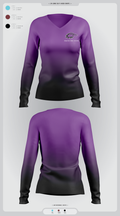 Sequoia High School 16311294 Women's Long Sleeve V-neck Shirt - 1