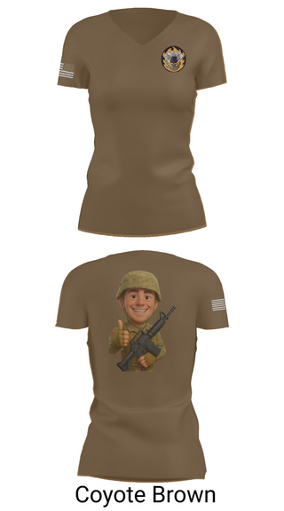 Womens Short Sleeve Vneck Shirt, 2-69 GCo, Army, Teamtime, Team time, sublimation, custom sports apparel, team uniforms, spirit wear, spiritwear, sports uniforms, custom shirts, team store, custom team store, fundraiser sports, apparel fundraiser