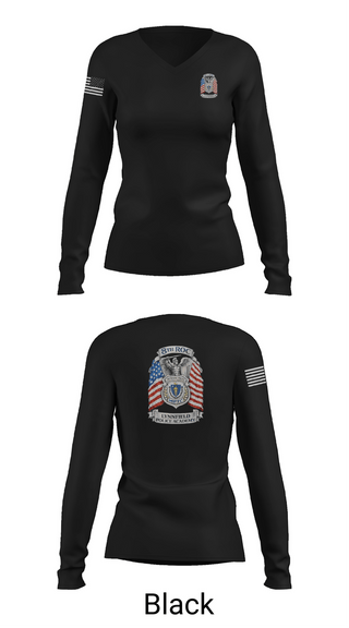 Womens Long Sleeve Vneck Shirt, MPTC Lynnfield, Police, Teamtime, Team time, sublimation, custom sports apparel, team uniforms, spirit wear, spiritwear, sports uniforms, custom shirts, team store, custom team store, fundraiser sports, apparel fundraiser