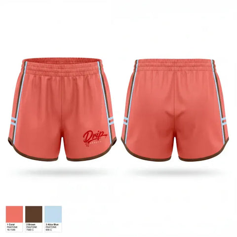 Womens Shorts, Drip season, Ice Hockey, Teamtime, Team time, sublimation, custom sports apparel, team uniforms, spirit wear, spiritwear, sports uniforms, custom shirts, team store, custom team store, fundraiser sports, apparel fundraiser