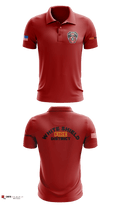 White Shield Fire Department Short Sleeve Performance Polo - 4