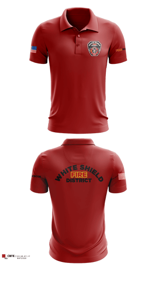 Short Sleeve Performance Polo, White Shield Fire Department, Fire Department, Teamtime, Team time, sublimation, custom sports apparel, team uniforms, spirit wear, spiritwear, sports uniforms, custom shirts, team store, custom team store, fundraiser sports, apparel fundraiser