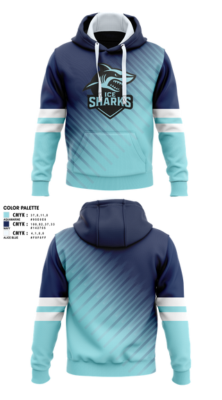 Hoodie, Thunder Sharks, Ice Hockey, Teamtime, Team time, sublimation, custom sports apparel, team uniforms, spirit wear, spiritwear, sports uniforms, custom shirts, team store, custom team store, fundraiser sports, apparel fundraiser