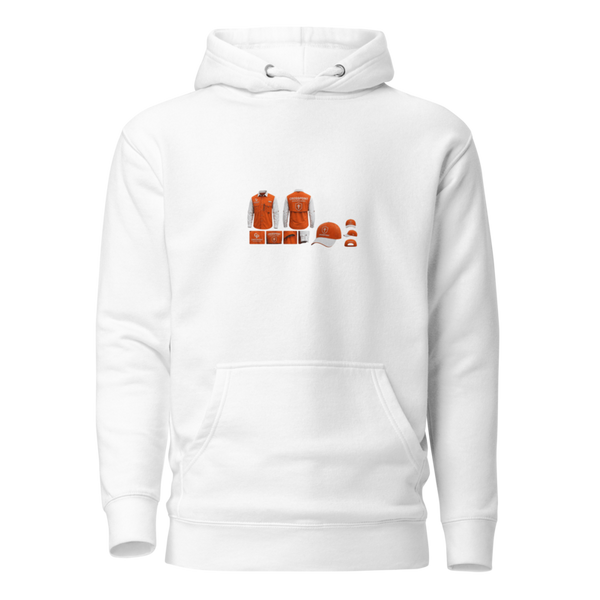 Unisex Hoodie - 1 - White