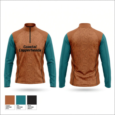 Coastal Copperheads Quarter Zip Jacket - 1