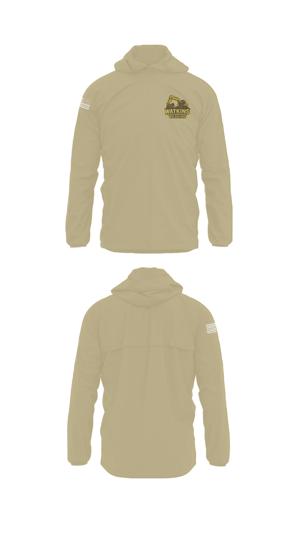 Windbreaker, 252 EngineersWatkins Excavation, , Teamtime, Team time, sublimation, custom sports apparel, team uniforms, spirit wear, spiritwear, sports uniforms, custom shirts, team store, custom team store, fundraiser sports, apparel fundraiser