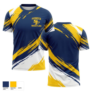 Short Sleeve Performance Shirt, Pioneers, Wrestling, Teamtime, Team time, sublimation, custom sports apparel, team uniforms, spirit wear, spiritwear, sports uniforms, custom shirts, team store, custom team store, fundraiser sports, apparel fundraiser
