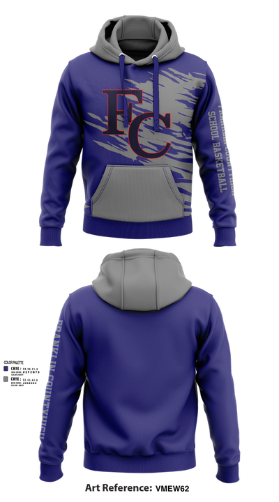 Franklin County High School Basketball 46854116 Hoodie - 51