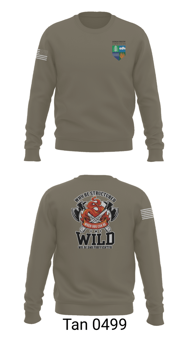 Crew Neck Sweatshirt, N.Bryan, Fire Department, Teamtime, Team time, sublimation, custom sports apparel, team uniforms, spirit wear, spiritwear, sports uniforms, custom shirts, team store, custom team store, fundraiser sports, apparel fundraiser