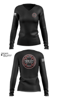 Twin City Fire Tactics 23879225 Women's Long Sleeve V-neck Shirt - 1