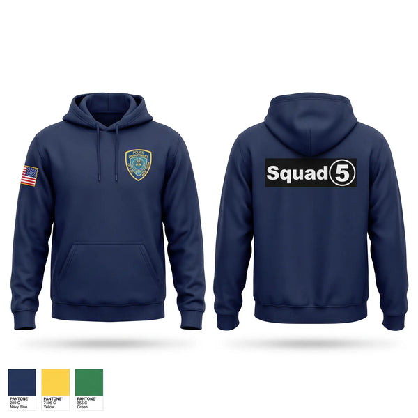 Hoodie, Squad Five, Police, Teamtime, Team time, sublimation, custom sports apparel, team uniforms, spirit wear, spiritwear, sports uniforms, custom shirts, team store, custom team store, fundraiser sports, apparel fundraiser