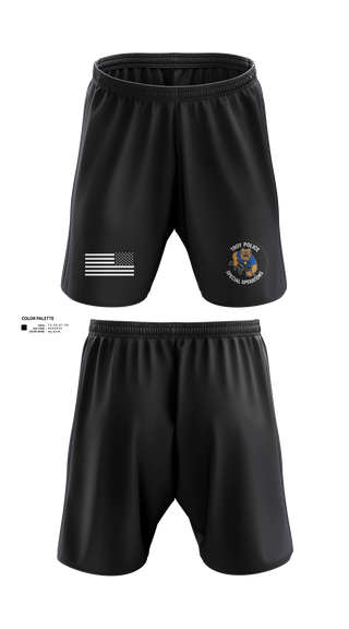Athletic Shorts With Pockets, Troy Police Special Operations, Police, Teamtime, Team time, sublimation, custom sports apparel, team uniforms, spirit wear, spiritwear, sports uniforms, custom shirts, team store, custom team store, fundraiser sports, apparel fundraiser