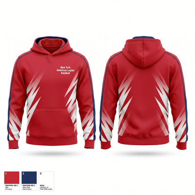 New York American Legion Baseball Hoodie - 1