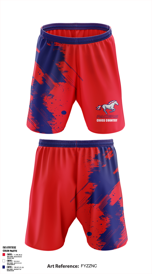 Athletic Shorts With Pockets, Plaza Park, Cross Country, Teamtime, Team time, sublimation, custom sports apparel, team uniforms, spirit wear, spiritwear, sports uniforms, custom shirts, team store, custom team store, fundraiser sports, apparel fundraiser