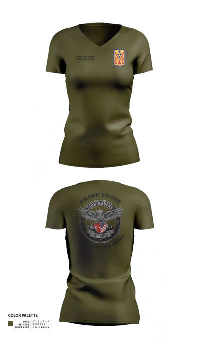 11th MDB 23252297 Women's Short Sleeve V-neck Shirt - 61