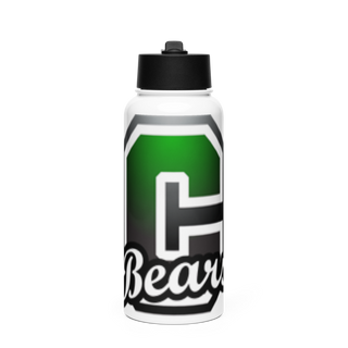 Cloudcroft Bears Band 7760214 Stainless Steel Water Bottle with a Straw Lid