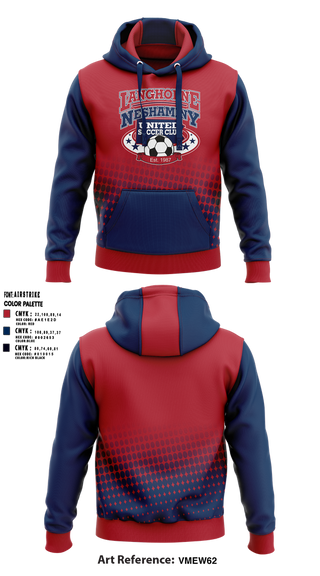 Hoodie, Langhorne Neshaminy United Soccer Club, Men's Soccer, Teamtime, Team time, sublimation, custom sports apparel, team uniforms, spirit wear, spiritwear, sports uniforms, custom shirts, team store, custom team store, fundraiser sports, apparel fundraiser