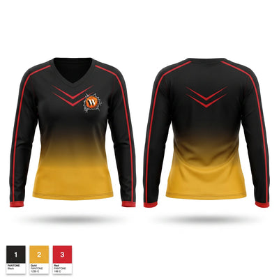 WW Athletics Lab Women's Long Sleeve V-neck Shirt - 1