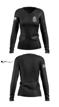 McCaysville Police Department 70083806 Women's Long Sleeve V-neck Shirt - 3