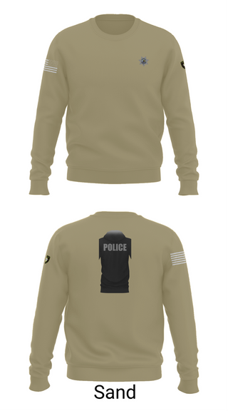 Crew Neck Sweatshirt, Nashville Police Department, , Teamtime, Team time, sublimation, custom sports apparel, team uniforms, spirit wear, spiritwear, sports uniforms, custom shirts, team store, custom team store, fundraiser sports, apparel fundraiser