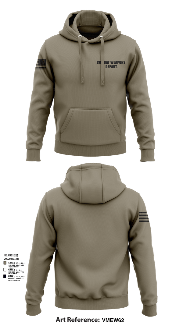 Hoodie, Combat Weapons Depart., , Teamtime, Team time, sublimation, custom sports apparel, team uniforms, spirit wear, spiritwear, sports uniforms, custom shirts, team store, custom team store, fundraiser sports, apparel fundraiser