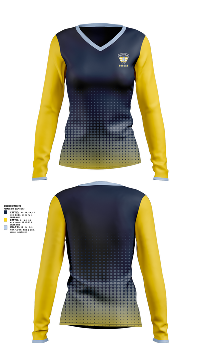Tsunami 79612793 Women's Long Sleeve V-neck Shirt - 1