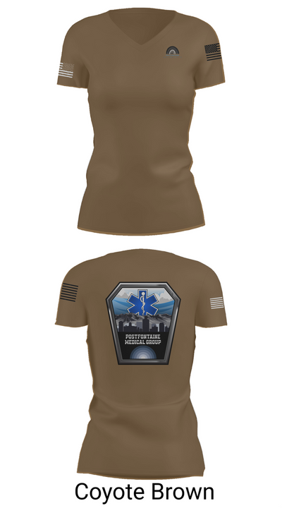 Union Medical Services 64741548 Women's Short Sleeve V-neck Shirt - 8