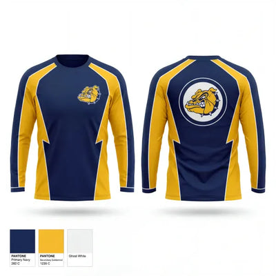 Olmsted Falls Bulldogs 23470087 Long Sleeve Performance Shirt 1