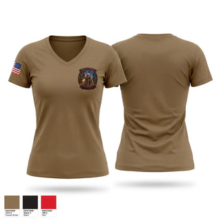 Womens Short Sleeve Vneck Shirt, Crusaders, Army, Teamtime, Team time, sublimation, custom sports apparel, team uniforms, spirit wear, spiritwear, sports uniforms, custom shirts, team store, custom team store, fundraiser sports, apparel fundraiser
