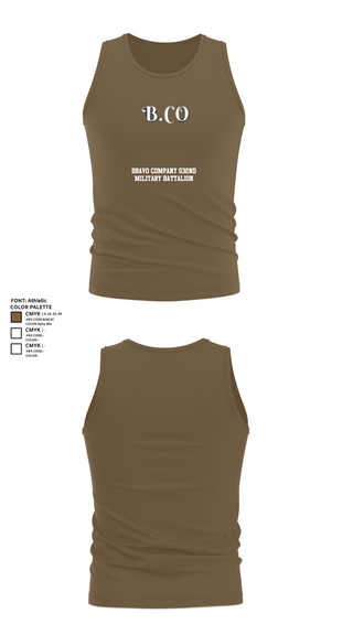 Tank Top, Bravo Company 532ND Military Battalion, , Teamtime, Team time, sublimation, custom sports apparel, team uniforms, spirit wear, spiritwear, sports uniforms, custom shirts, team store, custom team store, fundraiser sports, apparel fundraiser