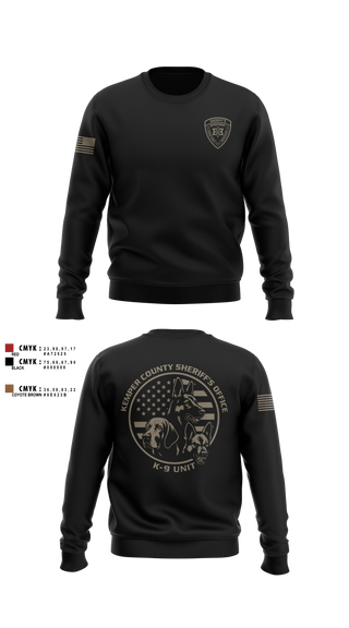 Crew Neck Sweatshirt, Kemper County Sheriff’s Office, Police, Teamtime, Team time, sublimation, custom sports apparel, team uniforms, spirit wear, spiritwear, sports uniforms, custom shirts, team store, custom team store, fundraiser sports, apparel fundraiser