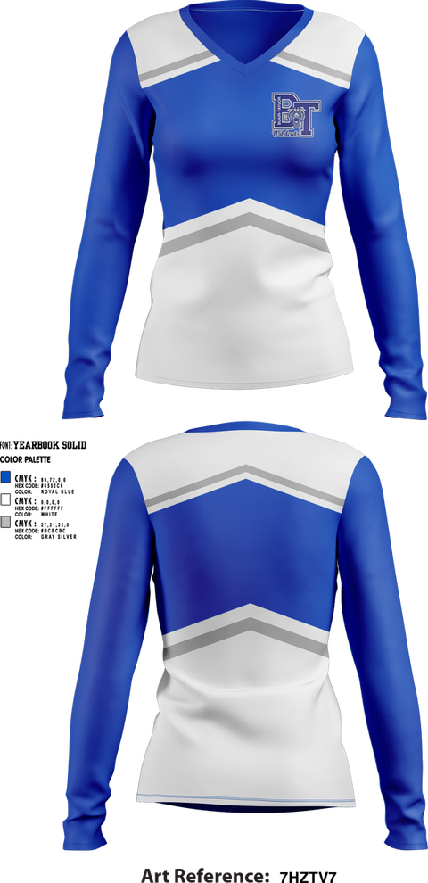 Womens Long Sleeve Vneck Shirt, Blair-Taylor High School Cheer, Cheer, Teamtime, Team time, sublimation, custom sports apparel, team uniforms, spirit wear, spiritwear, sports uniforms, custom shirts, team store, custom team store, fundraiser sports, apparel fundraiser
