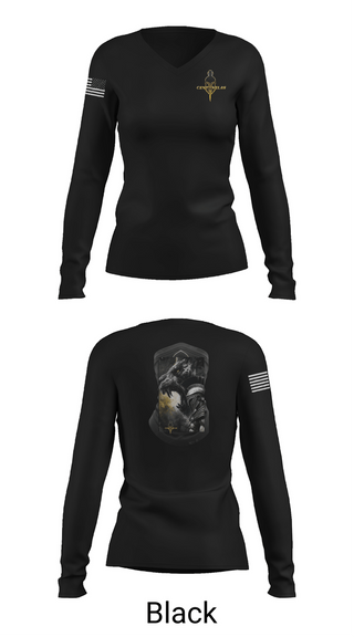 Womens Long Sleeve Vneck Shirt, Centinelas Legacy, Golf, Teamtime, Team time, sublimation, custom sports apparel, team uniforms, spirit wear, spiritwear, sports uniforms, custom shirts, team store, custom team store, fundraiser sports, apparel fundraiser