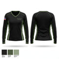 Fairmont Police Department 30288297 Women's Long Sleeve V-neck Shirt - 1