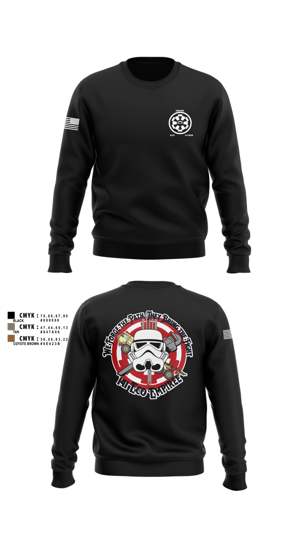 Crew Neck Sweatshirt, 141 echo, Army, Teamtime, Team time, sublimation, custom sports apparel, team uniforms, spirit wear, spiritwear, sports uniforms, custom shirts, team store, custom team store, fundraiser sports, apparel fundraiser