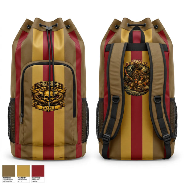 Gear Bag, North County 128th HM Ball, Navy, Teamtime, Team time, sublimation, custom sports apparel, team uniforms, spirit wear, spiritwear, sports uniforms, custom shirts, team store, custom team store, fundraiser sports, apparel fundraiser