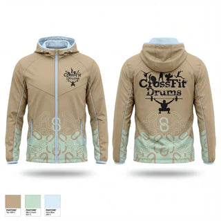 Windbreaker, CrossFit Drums, Spirit Store, Teamtime, Team time, sublimation, custom sports apparel, team uniforms, spirit wear, spiritwear, sports uniforms, custom shirts, team store, custom team store, fundraiser sports, apparel fundraiser