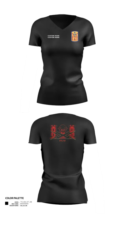 11th MDB 8603189 Women's Short Sleeve V-neck Shirt - 30