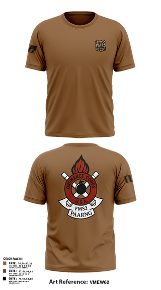 FMS #2 PAARNG 55837415 Old School Cotton Feel Shirt - 3