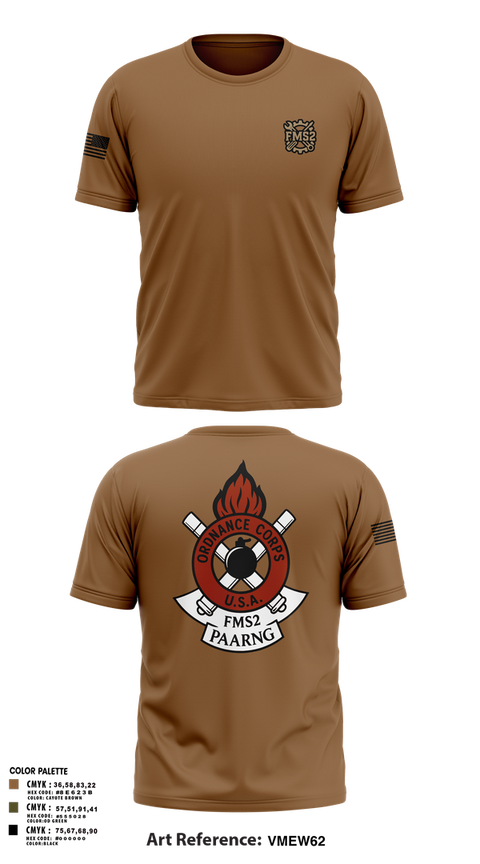 FMS #2 PAARNG 55837415 Old School Cotton Feel Shirt - 3