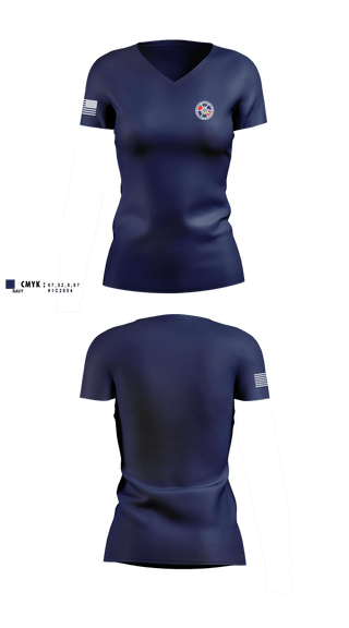 Womens Short Sleeve Vneck Shirt, Iam Local 743, , Teamtime, Team time, sublimation, custom sports apparel, team uniforms, spirit wear, spiritwear, sports uniforms, custom shirts, team store, custom team store, fundraiser sports, apparel fundraiser