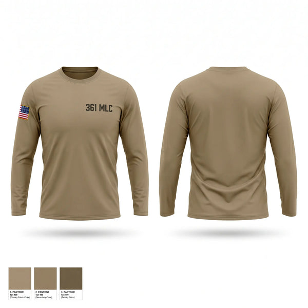 Long Sleeve Performance Shirt, 361 MLC, Army, Teamtime, Team time, sublimation, custom sports apparel, team uniforms, spirit wear, spiritwear, sports uniforms, custom shirts, team store, custom team store, fundraiser sports, apparel fundraiser