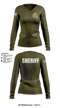 Greene County Sheriff’s Office Women's Long Sleeve V-neck Shirt - 4