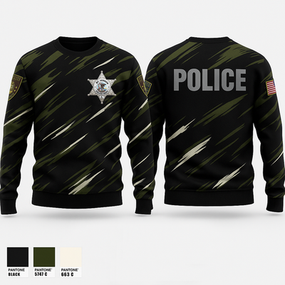 Nashville Police Department 22695418 Crew Neck Sweatshirt - 1