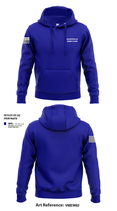 BMW Club of Nashville 77939303 Hoodie - 101