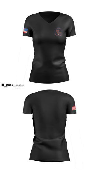 Womens Short Sleeve Vneck Shirt, Martin county EM/911, Fire Department, Teamtime, Team time, sublimation, custom sports apparel, team uniforms, spirit wear, spiritwear, sports uniforms, custom shirts, team store, custom team store, fundraiser sports, apparel fundraiser